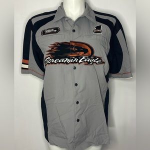 Men’s Harley Davidson button up shirt. Size large
